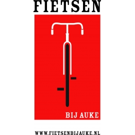 Fietsen bij Auke